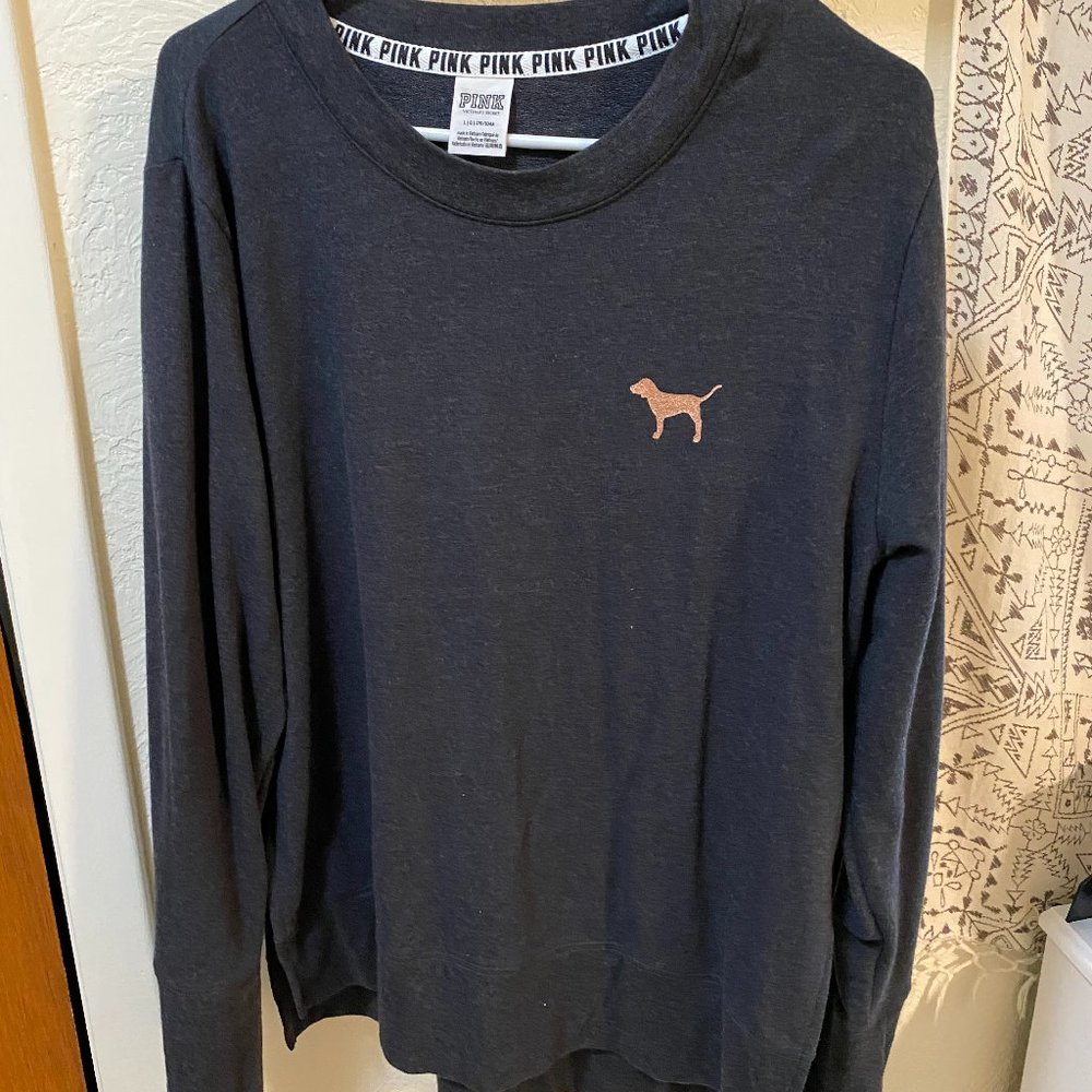 Pink crew neck